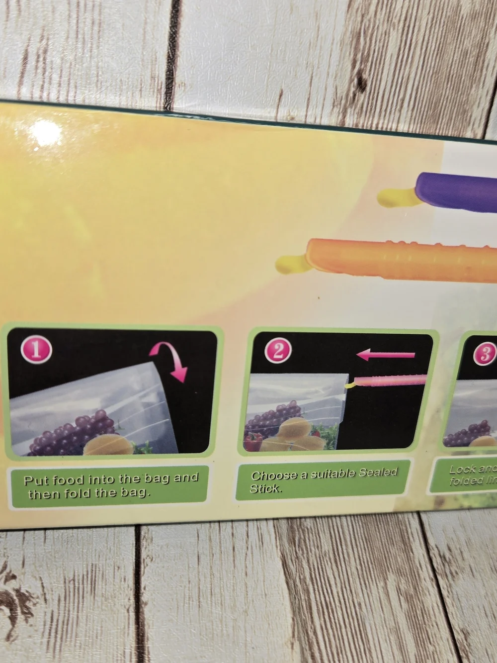 Fresh Lock Food Bag Sealing Clips 8pc Reusable Airtight Kitchen Set